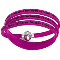 Bracciale Amen Donna Padre Nostro in Pelle PNLA10 - PNLA10